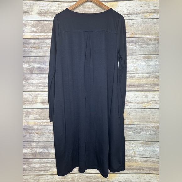wool& Merino Wool Rowena Swing Dress - Large Long - Picture 4 of 8